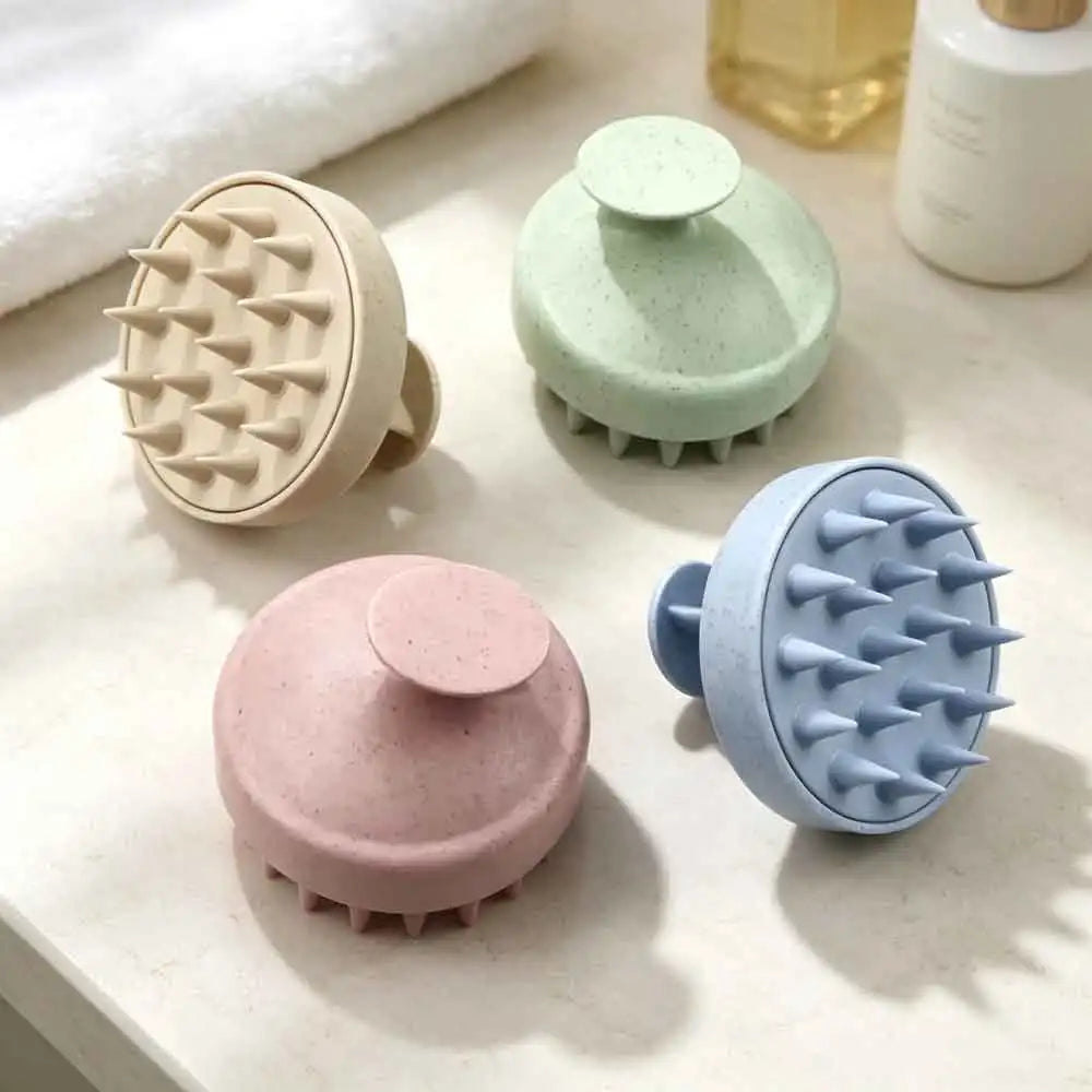 Silicone Scalp Massager Shampoo Brush | Hair Washing Comb Scalp Massage Brush QXL
