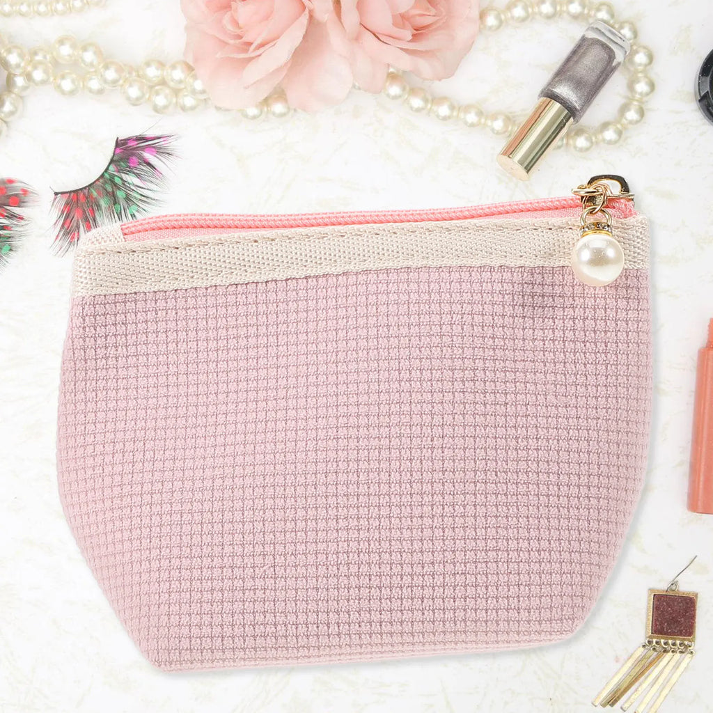 Mini Corduroy Lipstick Organizer Bag | Travel Makeup Pouch Cosmetic Travel Pouch QXL