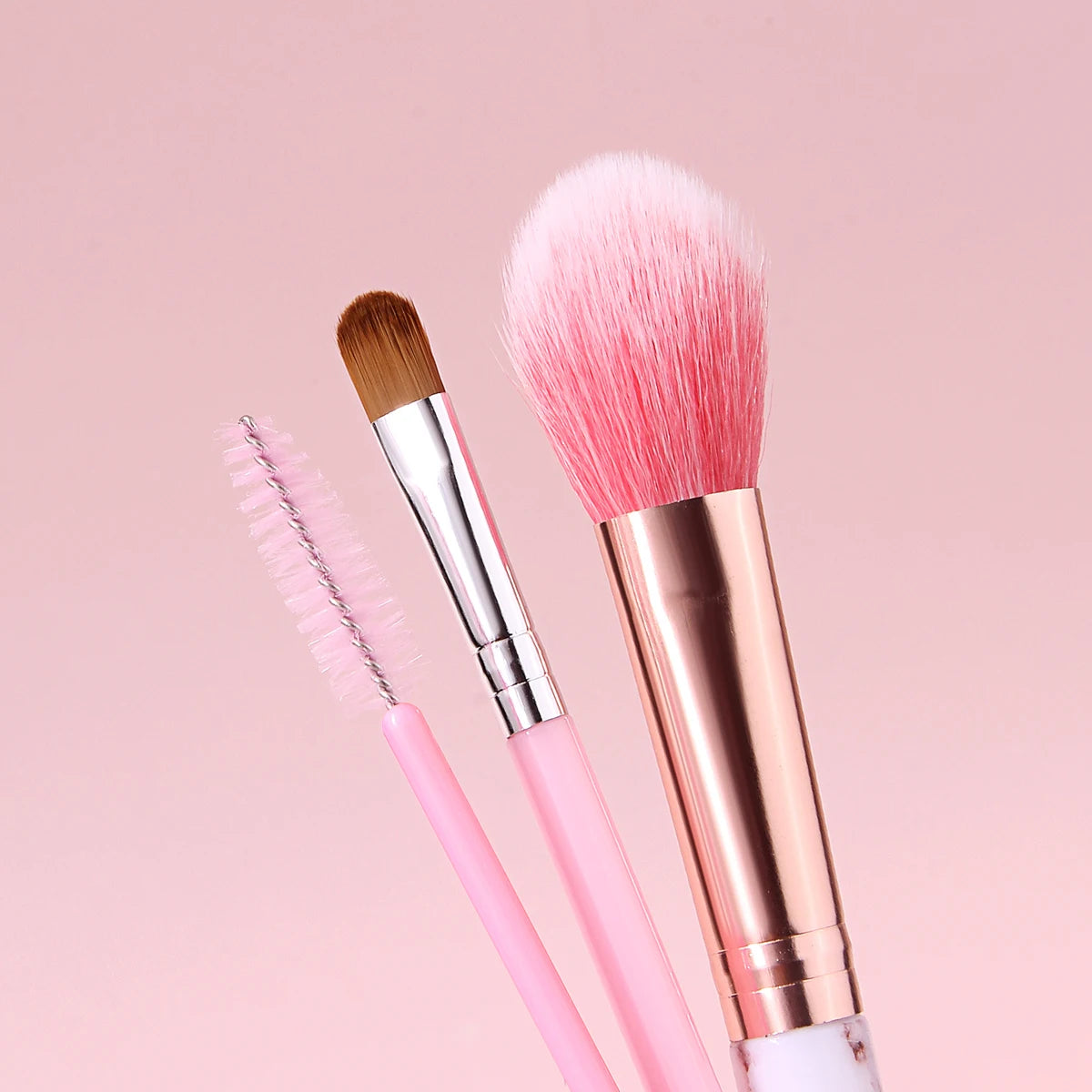 KOSSHOW 7-Pc Makeup Brush Set | Blush, Eyeshadow & Lash Makeup Brush Set QXL