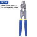 10-Inch 2-in-1 Wire Rope Crimping Pliers | Aluminum Sleeve Swager Wire Rope Crimping Pliers QXL SET-A