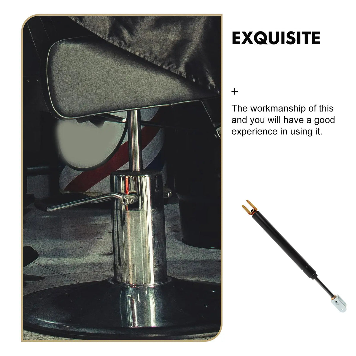 Barber Chair Gas Spring Hydraulic Lift Rod | Salon Replacement Chair Lift Rod QXL