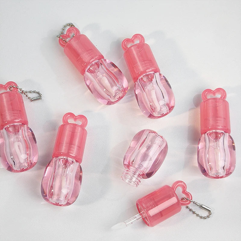 Heart-Shape Hollow Gradient Empty Lip Gloss Tubes | Big Wand Lip Gloss Container QXL