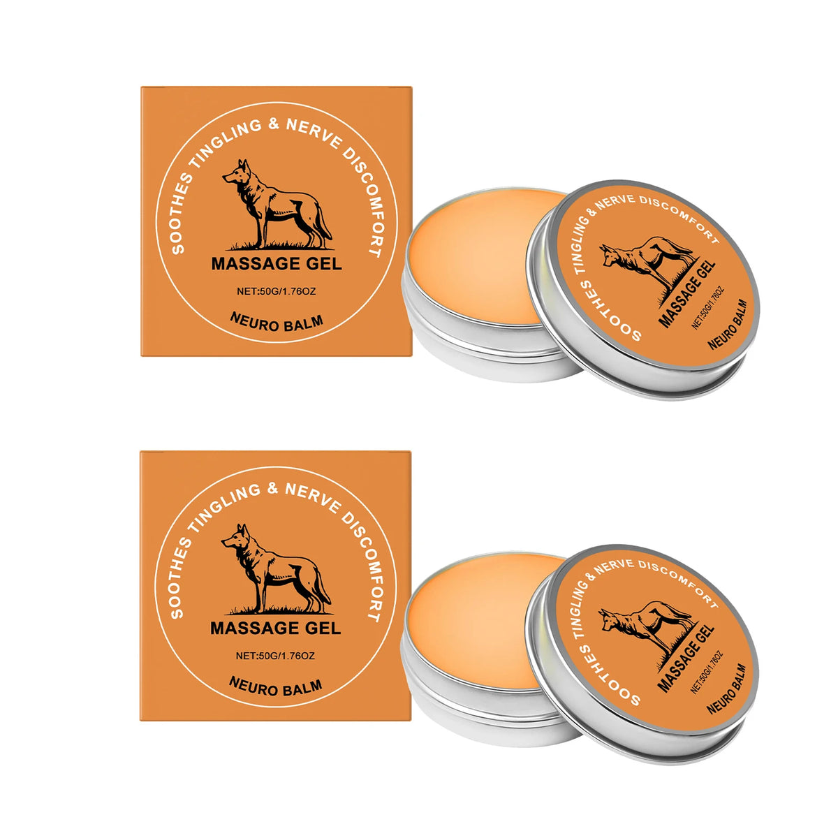 Muscle & Joint Soothing Balm | Cool Touch Cream 50g Muscle Soothing Cream QXL 2pcs X 50g