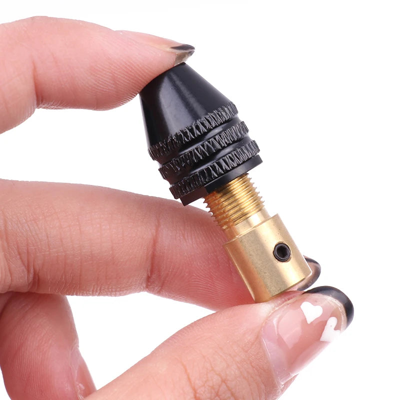 Mini Drill Chuck Collet Set 0.3–3.4mm | 5 Sizes + Wrench Mini Drill Chuck QXL
