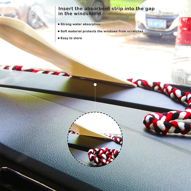 2M Water Absorbing Rope & Microfiber Car Drying Cloth Set Car Cleaning Set QXL