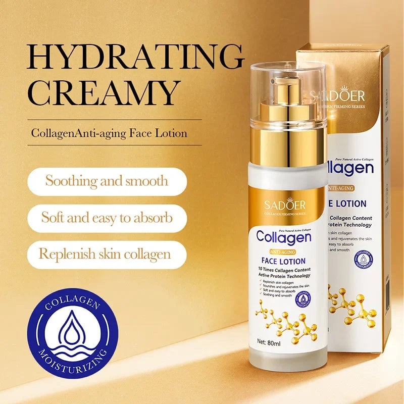SADOER Collagen Facial Serum – Hydrating Oil Control Essence Facial Serum QXL