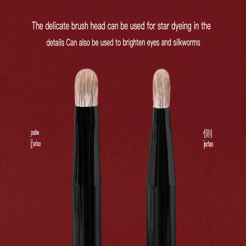 H11 Goat Hair Eyeshadow Detail Brush | Soft Round Tip Eyeshadow Detail Brush QXL