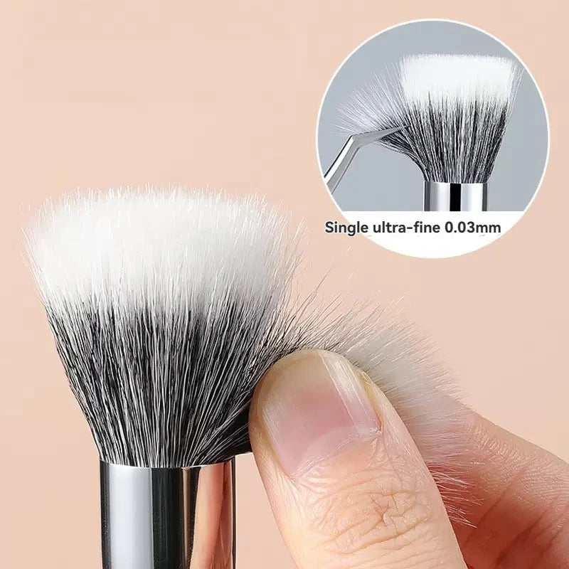 Stippling Foundation Brush – Duo Fiber Flat Top Makeup Brush Foundation Makeup Brush QXL