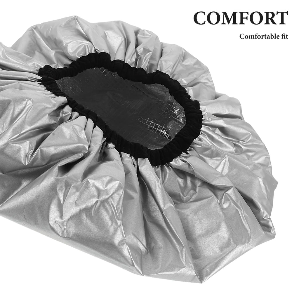 3-Pack Foil Hair Conditioning Cap | Deep Treatment Shower Cap Hair Conditioning Cap QXL