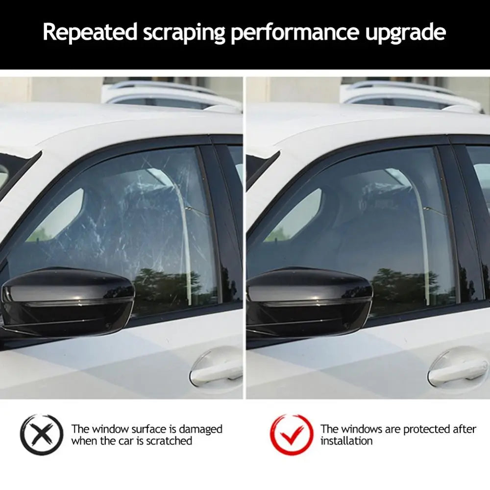 Car Windshield Sun Strip Tint Film 50x300cm | 1–50% VLT UV Block Window Tint Film QXL