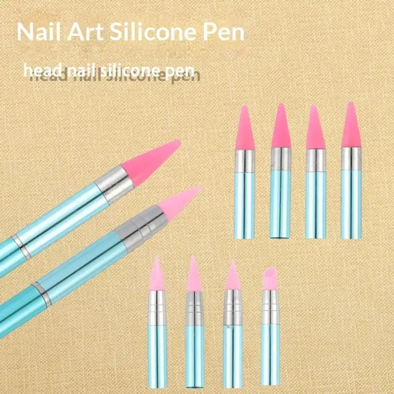 Silicone Nail Art Sculpting Pen – Carving, Embossing & Glue Nail Art Sculpting Pen QXL