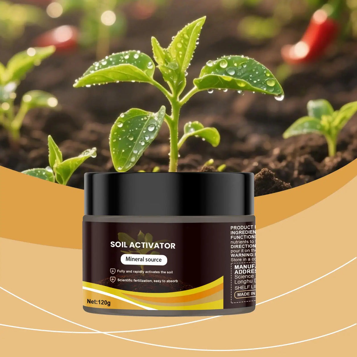 Soil Activator & Conditioner | Boost Fertility & Root Growth Soil Conditioner QXL