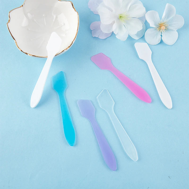 10-Pack Mini Cosmetic Spatulas & Mask Mixing Spoons Cosmetic Spatula Set QXL