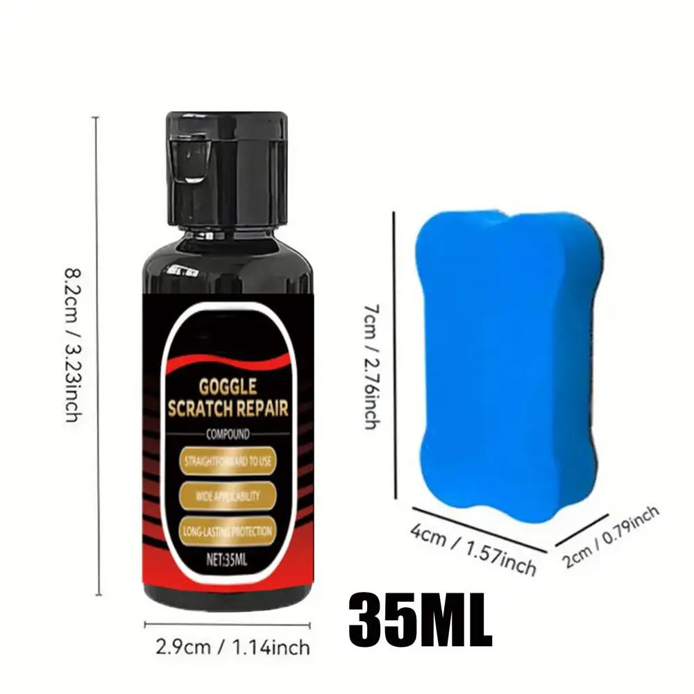 35ml Motorcycle Helmet Visor Scratch Remover & Restorer Cream Scratch Remover Cream QXL Red