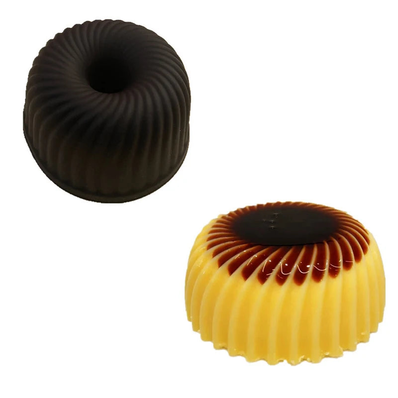 Silicone Baking Mold – Pudding, Cupcake, Muffin & Donut Silicone Baking Mold QXL onesize