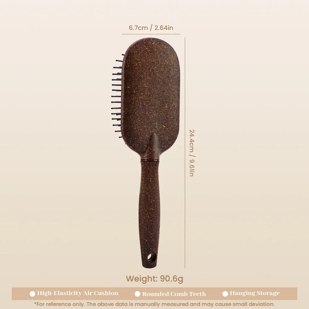 Wheat Straw Air Cushion Massage Comb – Anti-Static Hair Care Cushion Massage Comb QXL