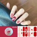 Semi-Cured Gel Nail Stickers | Floral Full Cover Nail Strips Gel Nail Stickers QXL 1066