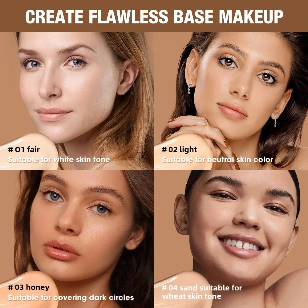O.TWO.O Full Coverage Concealer Cream – Matte & Waterproof Face Concealer Cream QXL