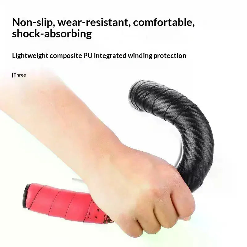 Anti-Vibration Bike Handlebar Tape | Non-Slip PU EVA Grip Bike Handlebar Tape QXL