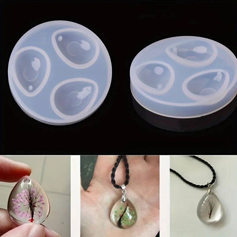 Water Drop Silicone Mold | DIY Resin Pendant Jewelry Making Resin Jewelry Mold QXL