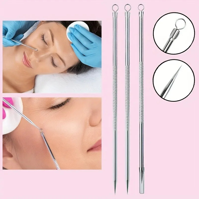 Double-Headed Skin Cleaning Needle Extractor Tool Skin Extractor Tool QXL