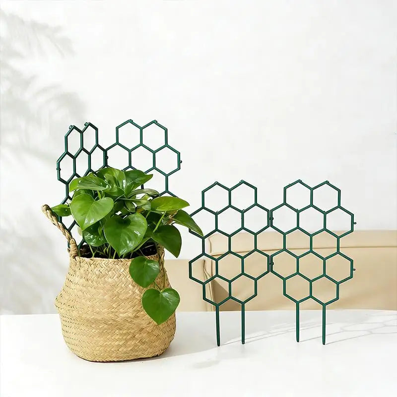 Honeycomb Plant Trellis | Modular Plastic Support for Vines Plant Trellis Support QXL