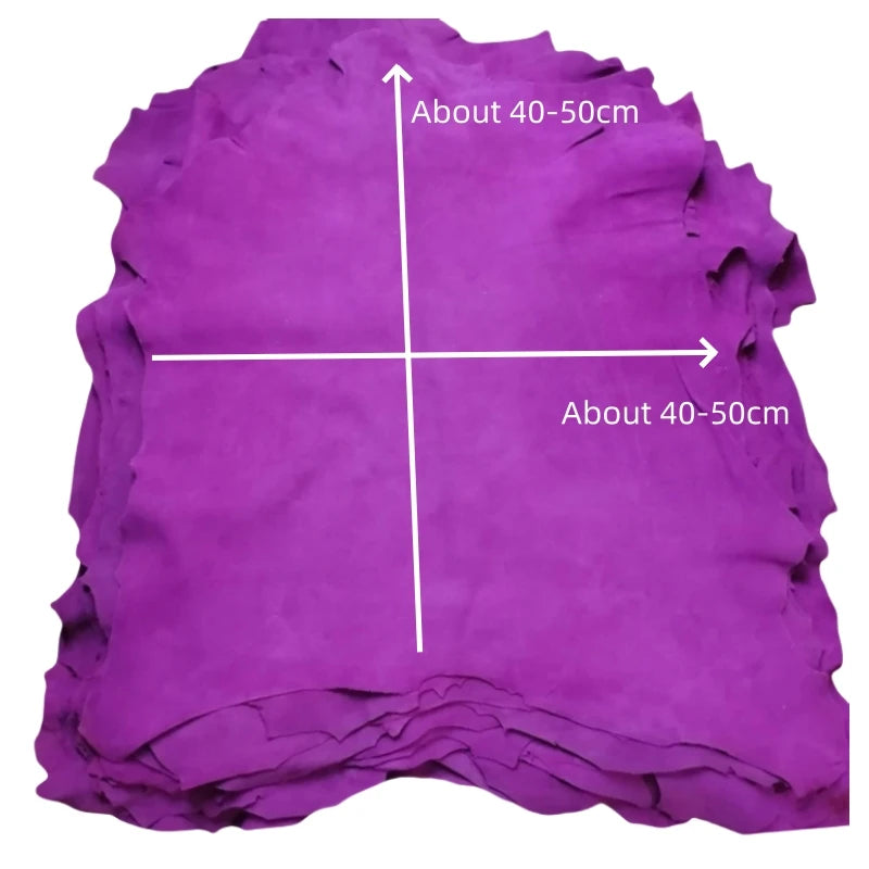 Dragon Fruit Suede Sheepskin Leather 0.6–1mm | DIY Craft Craft Leather Hide QXL