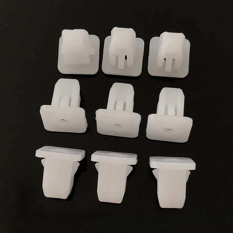 White PP Plastic Rivets | Automotive Quick-Clamp Fasteners Automotive Plastic Rivets QXL