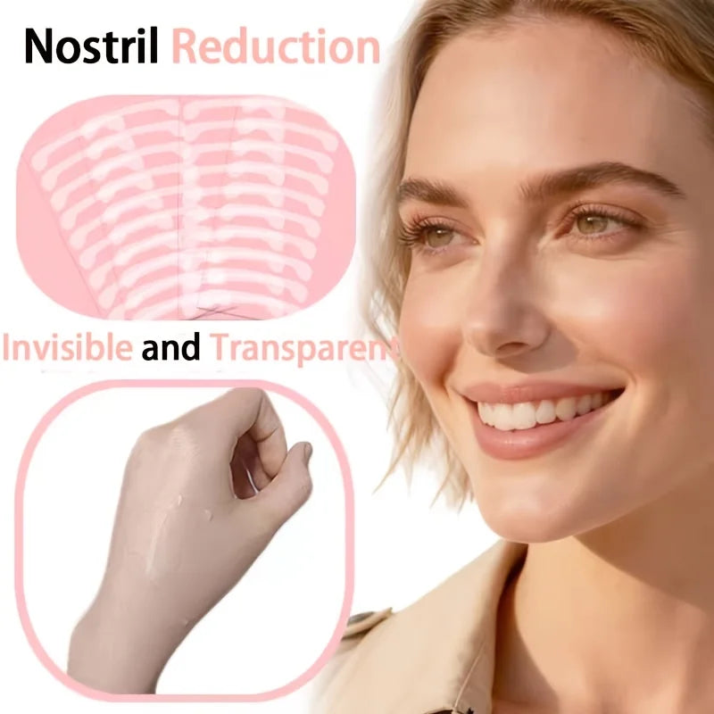 100-Pack Invisible Nose Shaping Strips | Nose Wing Stickers Nose Shaping Strips QXL