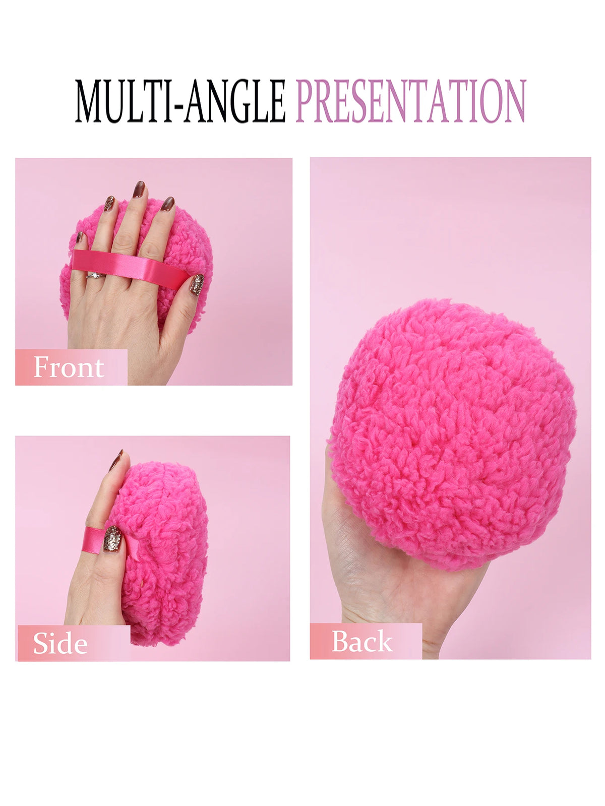 Extra-Large Thick Powder Puff – Soft, Skin-Friendly 1–2 Pack Powder Puff QXL