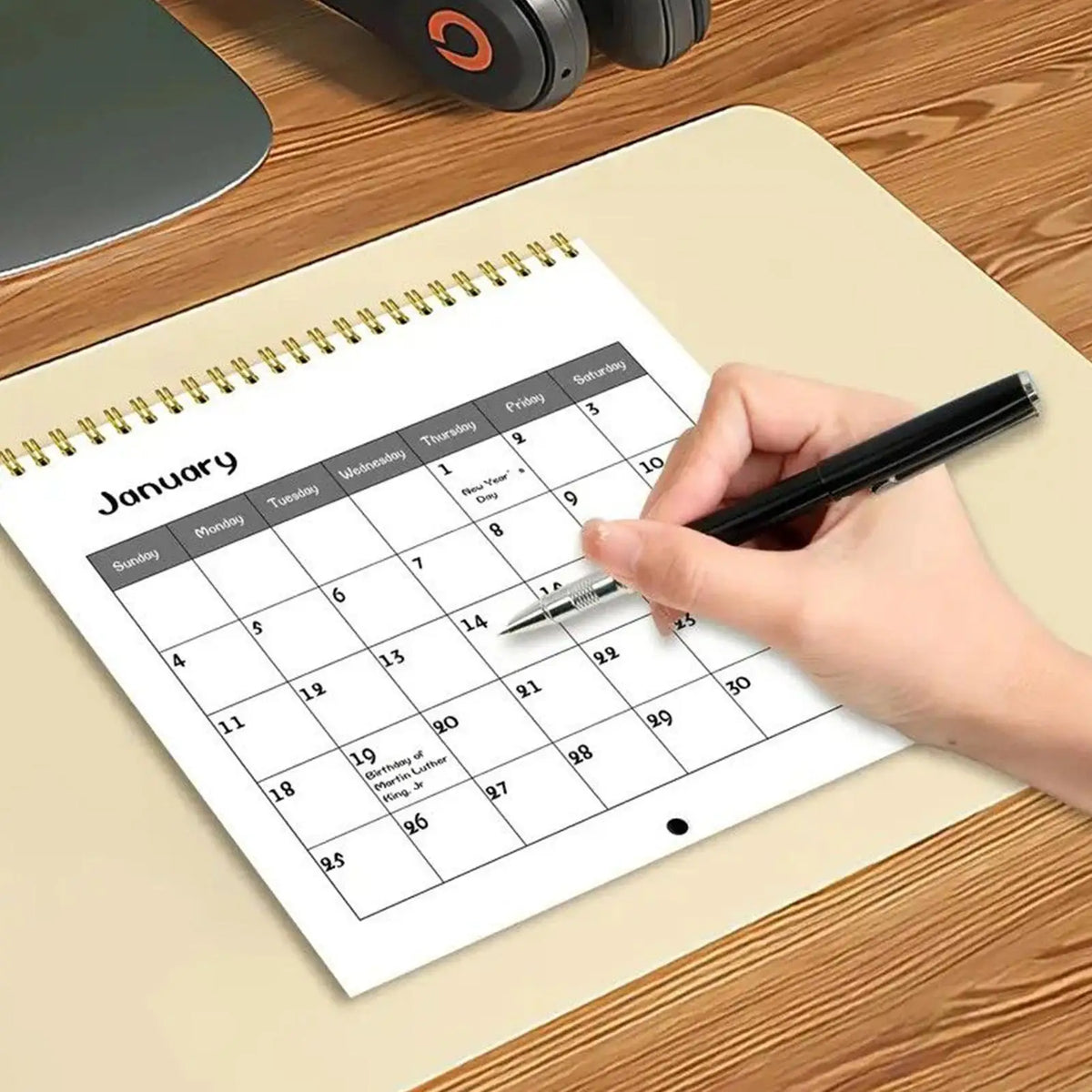 2026 Cat Wall Calendar – 12-Month Monthly Planner Wall Calendar QXL