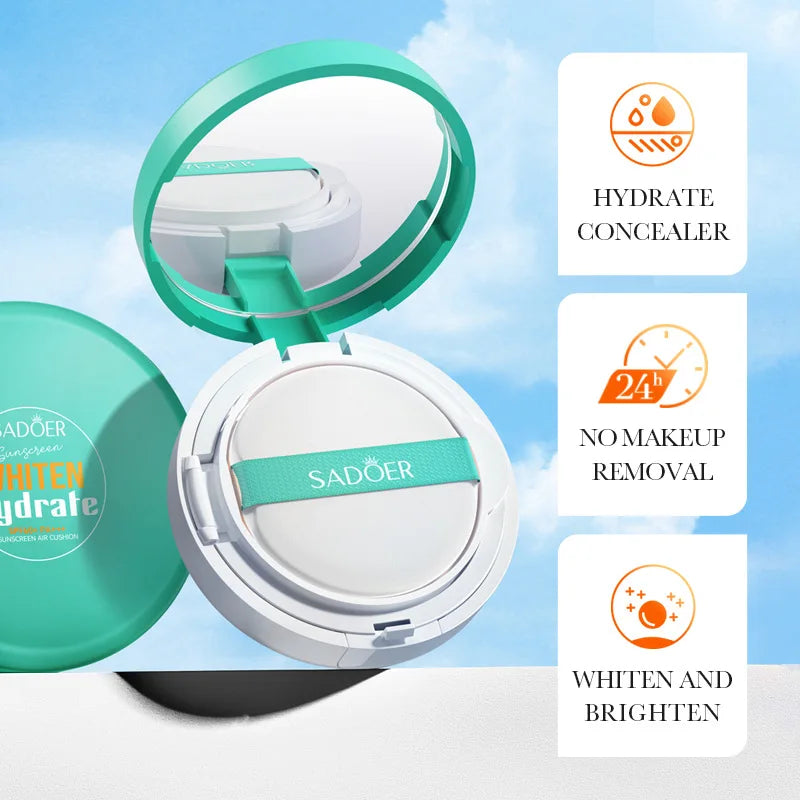 SADOER Air Cushion BB Cream SPF60+ Concealer & Brightening Air Cushion BB Cream QXL
