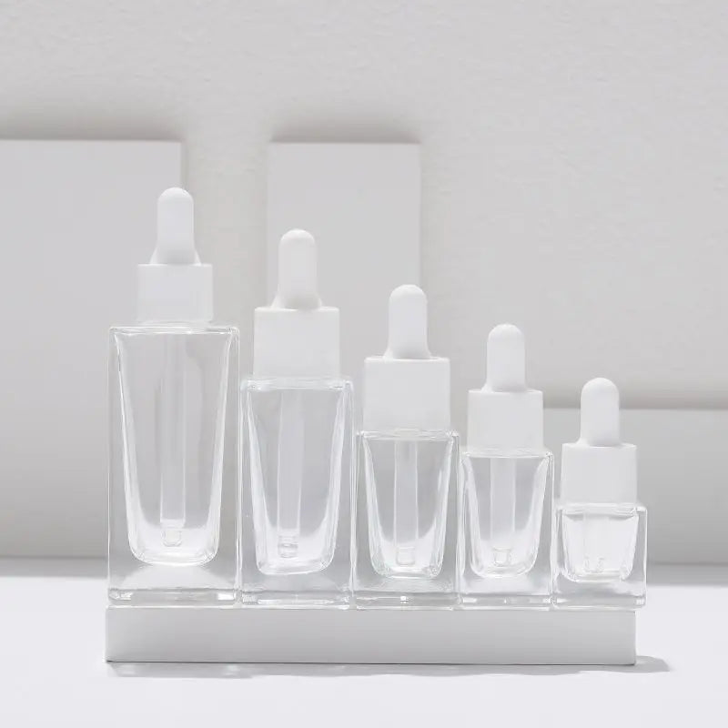 Square Glass Dropper Bottles 5ml–50ml | Oils & Perfume Glass Dropper Bottle QXL