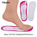 10-Pair EVA Spray Tan Foot Pads | Disposable Non-Slip Protectors Spray Tan Foot Pads QXL Onesize
