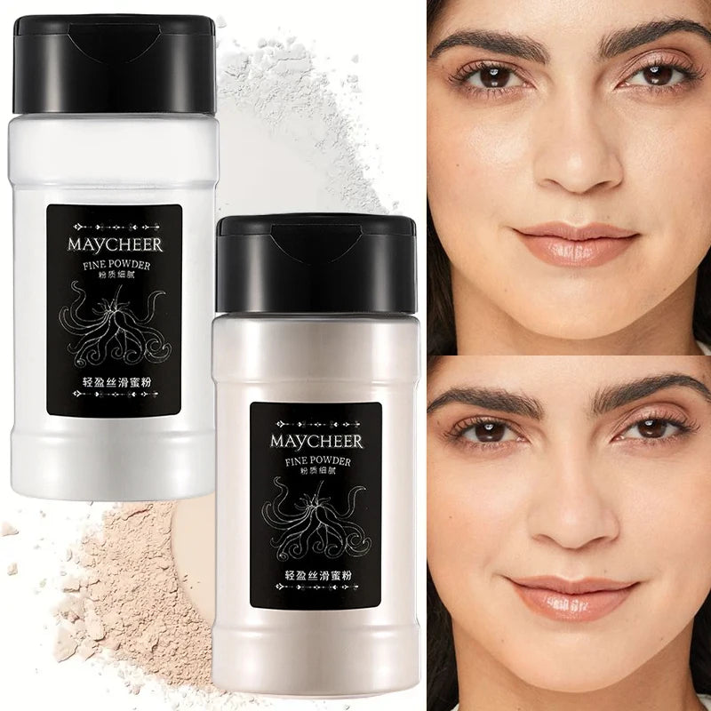 VERONNI Oil Control Loose Powder – Matte Finish Face Powder Loose Setting Powder QXL