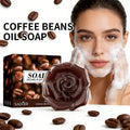 Coffee Bean Essential Oil Hand & Body Bar Soap | Men & Women Essential Oil Bar Soap QXL Gray 100g