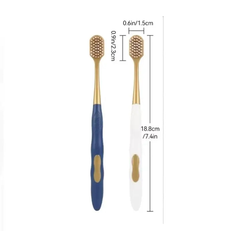 Soft Bristle Adult Toothbrush | Deep Clean & Gum Care 1–6 Pack Manual Toothbrush QXL