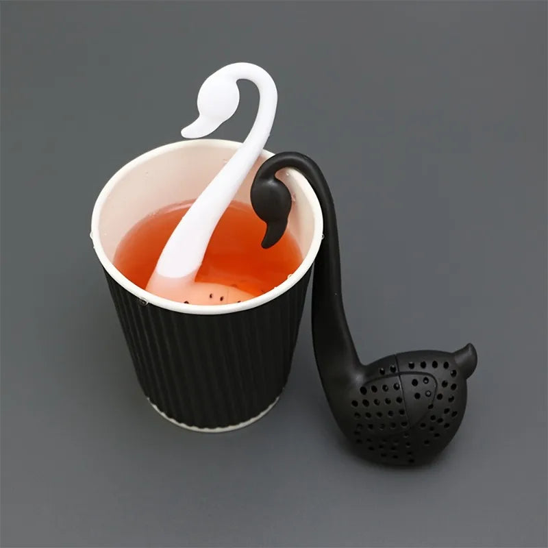 Swan-Shaped Tea Infuser | Loose Leaf & Blooming Tea Strainer Tea Infuser QXL