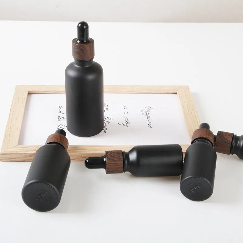 30ml UV-Resistant Black Glass Essential Oil Dropper Bottle Glass Dropper Bottle QXL