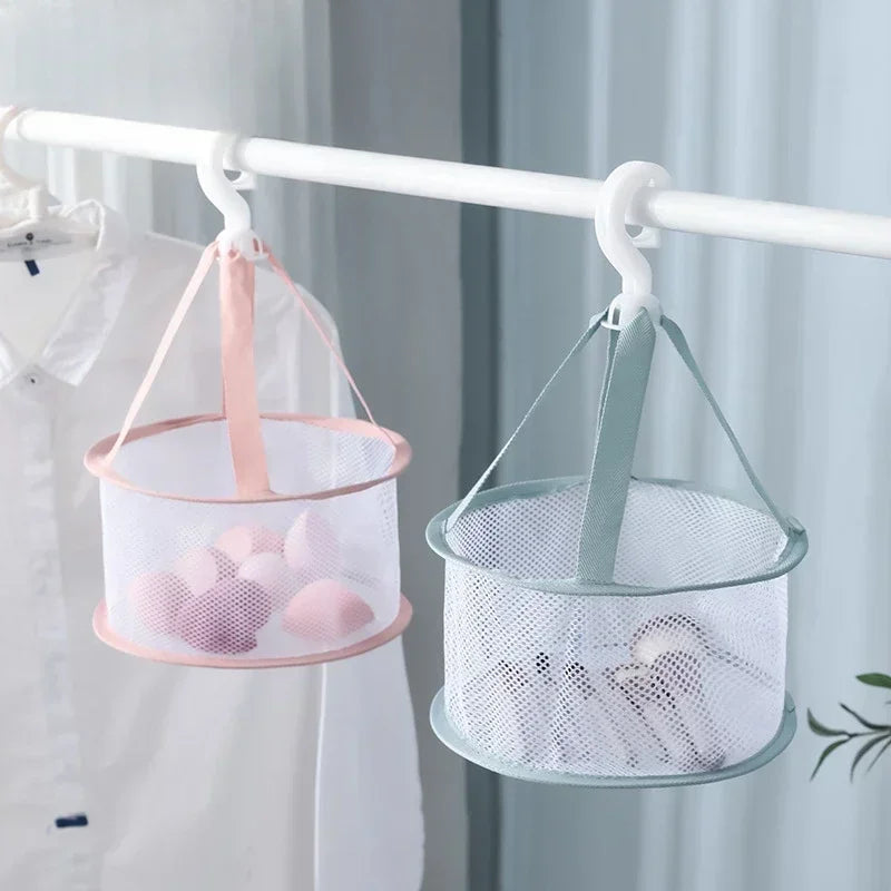 21cm Mesh Drying Bag for Makeup Brushes & Powder Puffs Brush Drying Bag QXL