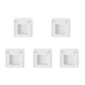 Adjustable Sliding Window Lock | Child Safety Stopper Window Safety Lock QXL B166 White-5Pcs