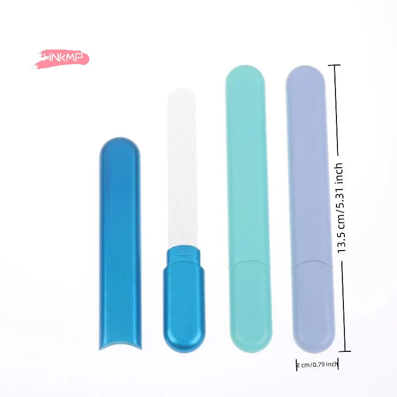 Crystal Glass Nail File with Case | Salon-Quality Buffer Glass Nail File QXL