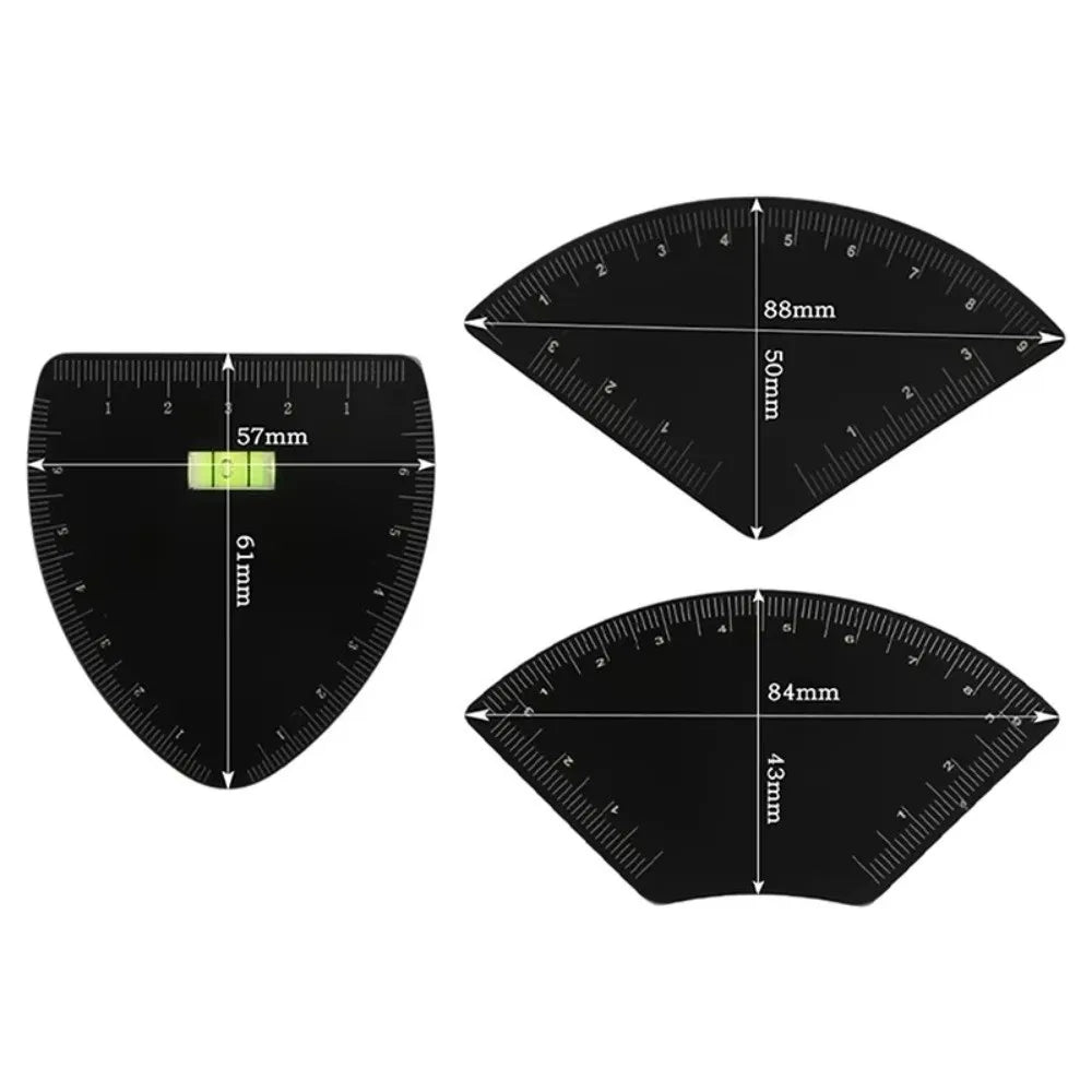 Reusable Eyebrow Stencil Ruler | Brow Mapping Guide Tool Eyebrow Stencil Ruler QXL