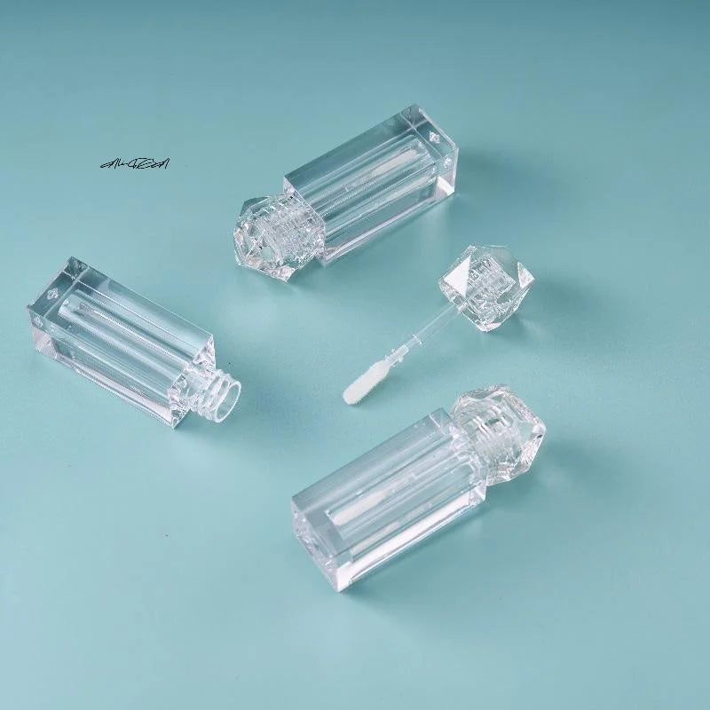 Diamond Refillable Lip Gloss Tubes 3ml 6ml | Empty Lip Containers Lip Gloss Container QXL