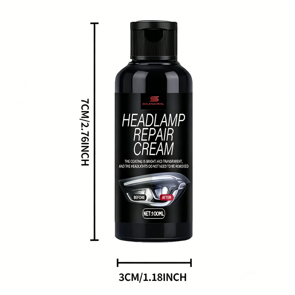 Headlamp Restoration Cream | Clears Foggy Yellowed Headlights Headlight Restoration Cream QXL