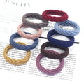 50-Pack Jacquard Hair Ties – High-Elasticity Women's Hair Bands Elastic Hair Bands QXL Colorful diagonal 50