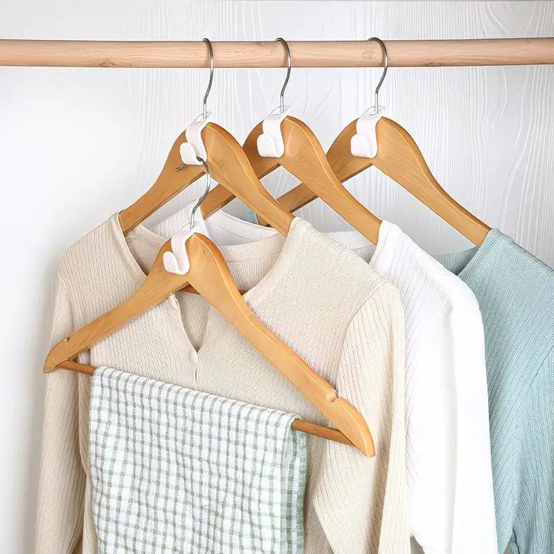 20-Pack Hanger Connector Hooks | Space-Saving Closet Organizer Hanger Connector Hooks QXL