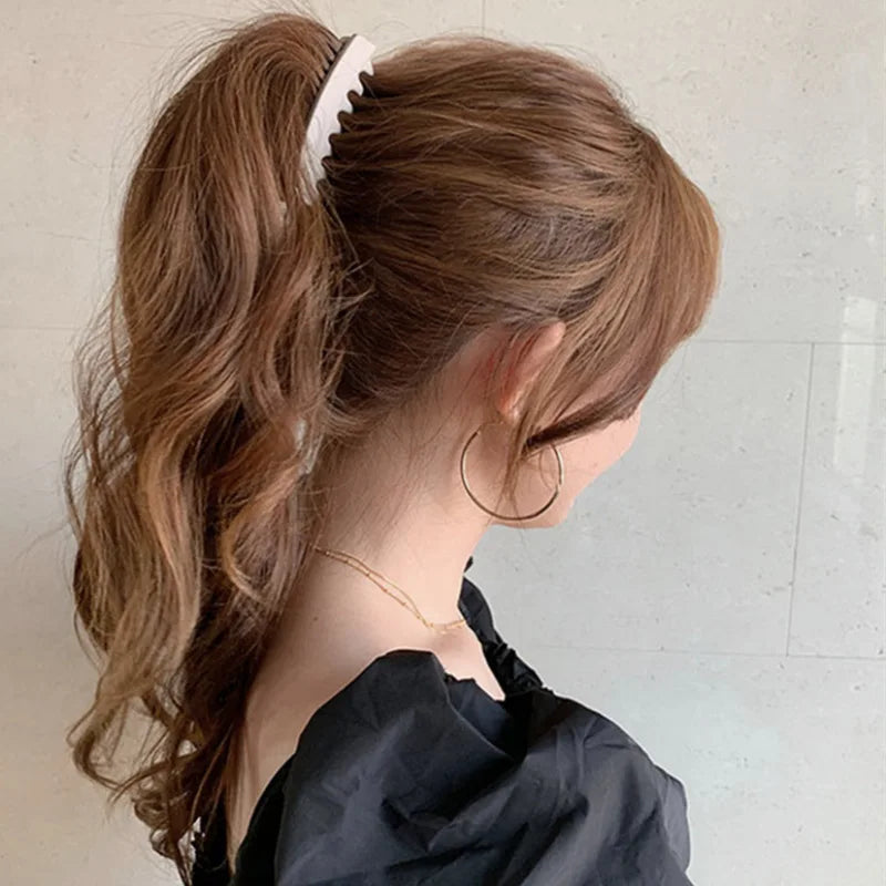 Frosted Banana Claw Clip | Korean Hair Clip 6 Colors Banana Claw Hair Clip QXL