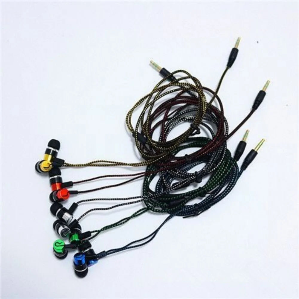 3.5mm Wired In-Ear Earbuds | Bass Stereo Noise Isolating Wired In-Ear Earbuds QXL