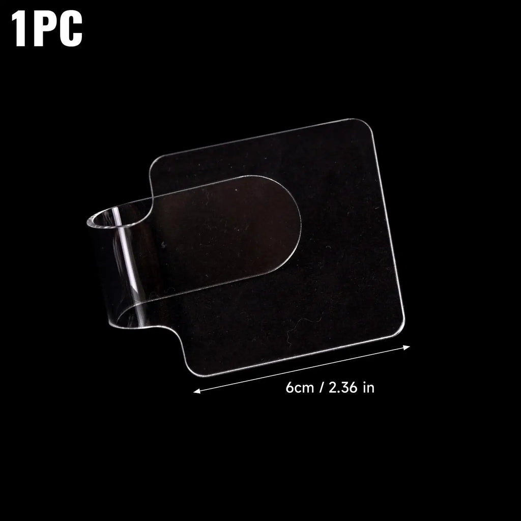 Clear Acrylic Mixing Palette | Handheld Ring Nail Art & Makeup Nail Art Mixing Palette QXL C